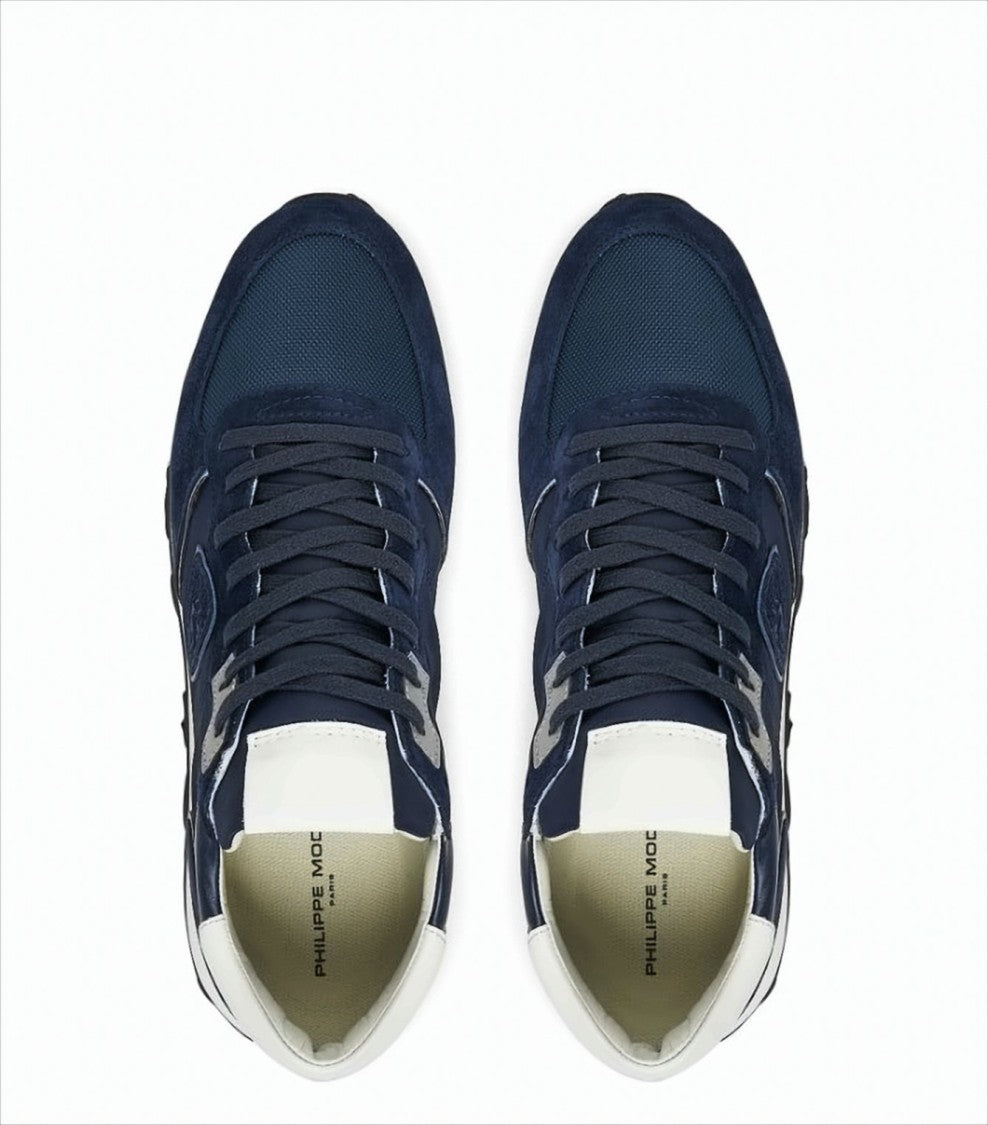 Philippe Model Tropez Haute Low Sneakers With Suede