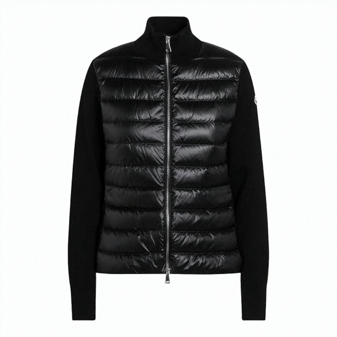 Moncler Slim-Fit Quilted Knit Top