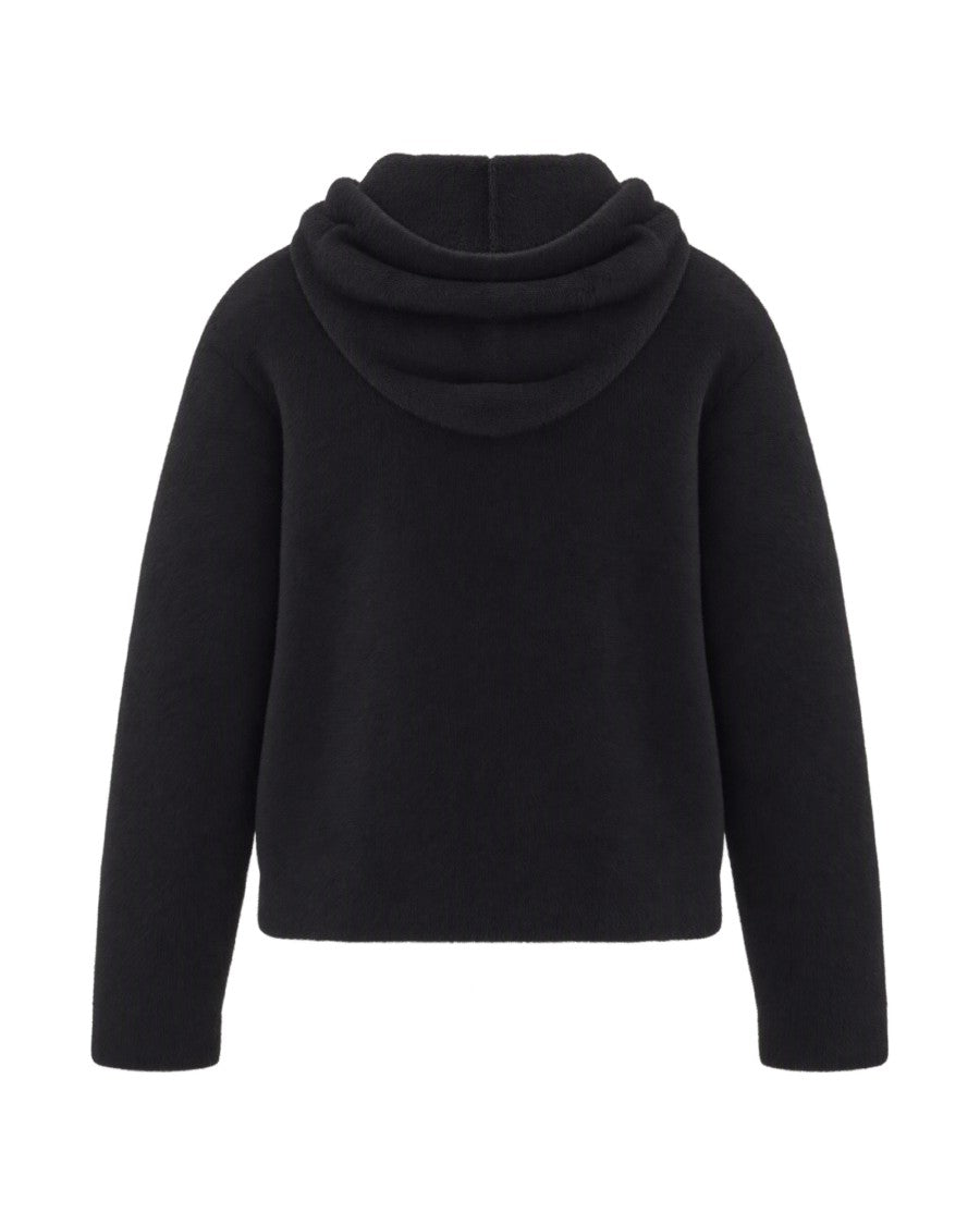 Carhartt Wip Black Medium-Weight Hooded Sweater Jacket