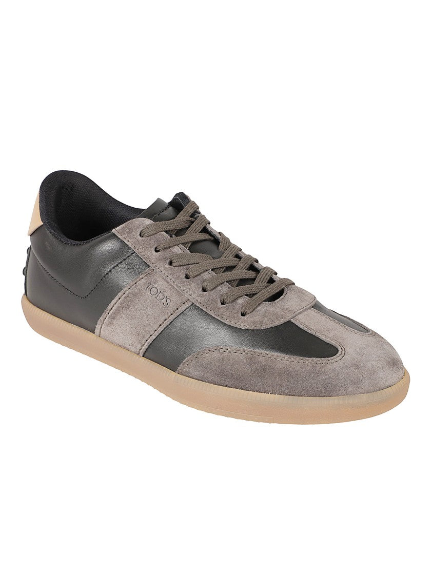 Tod's Low-Profile Sneakers With Leather And Suede Panels