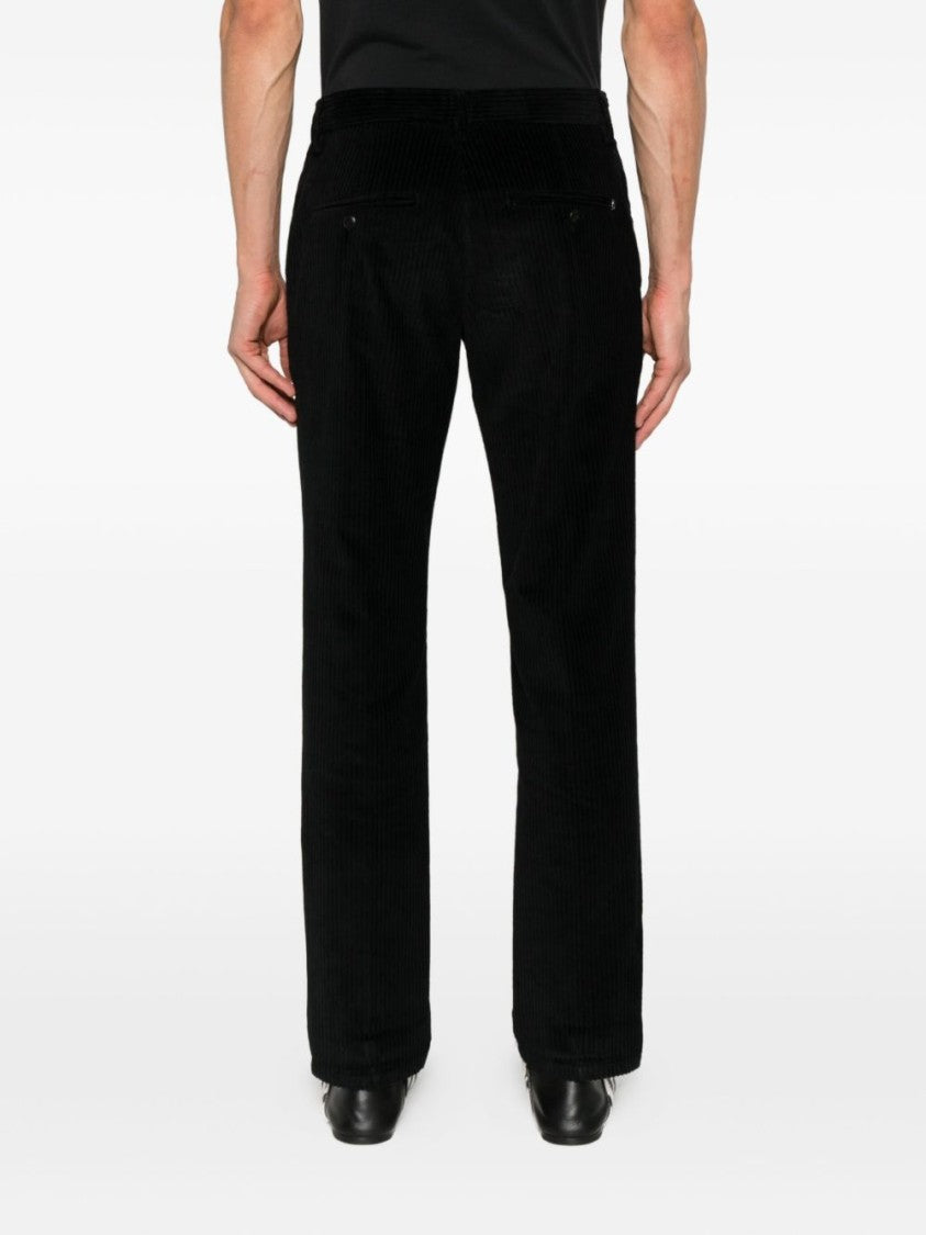 Dondup Corduroy Finish Black Jeans