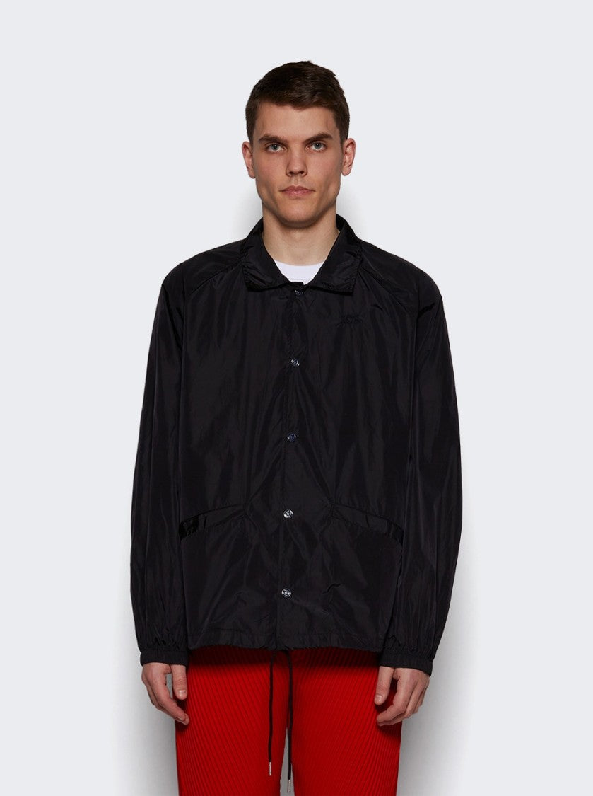 Bode Nylon Track Jacket Black