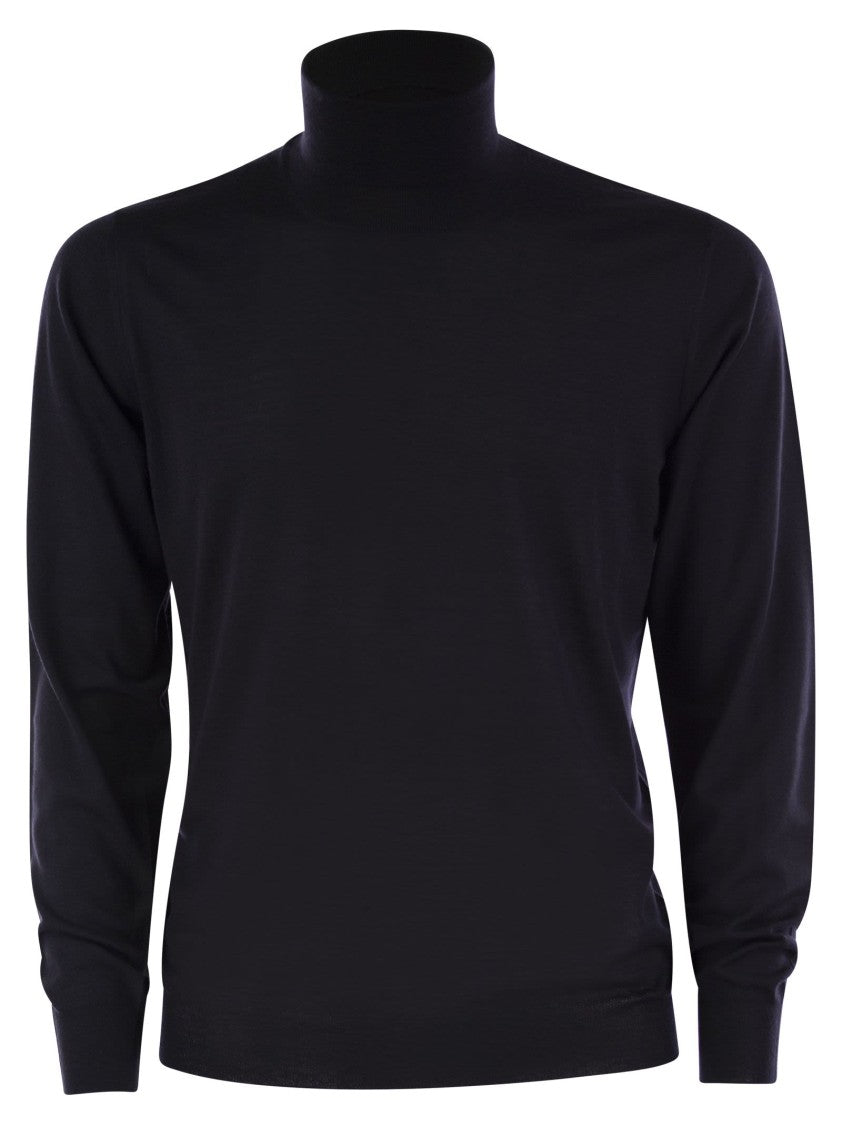 Fedeli Turtleneck Sweater In Virgin Wool