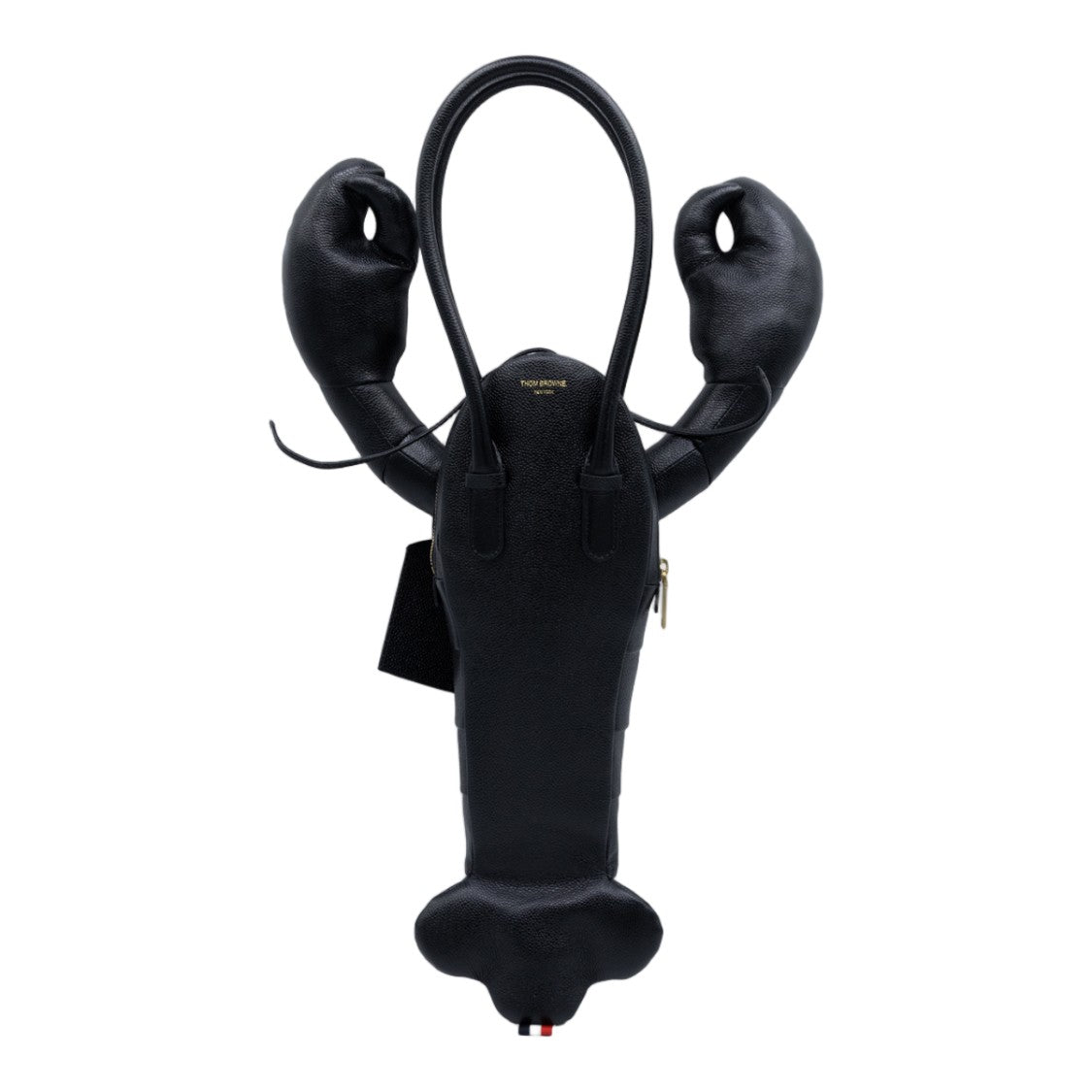 Thom Browne Novelty Lobster-Shape Statement Bag With Gold Accents