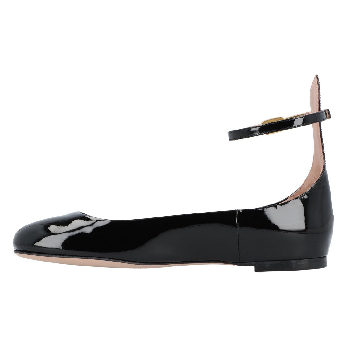 Valentino Patent Leather Ballerinas Black