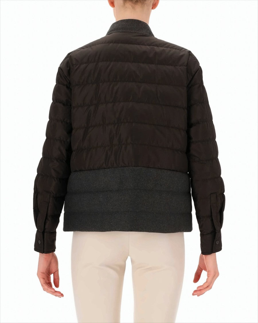 Moncler Quilted Padded Shirt Jacket With Flap Pockets