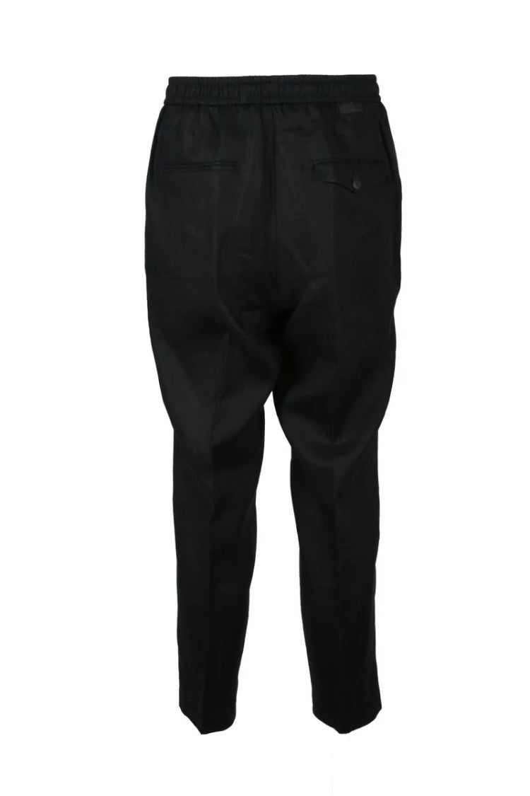 Bonheur Black Linen Pants