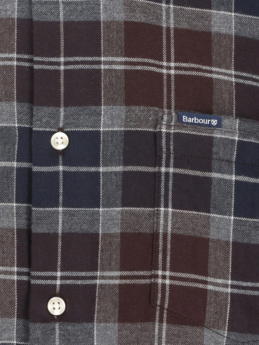 Barbour Check-Pattern Cotton Shirt