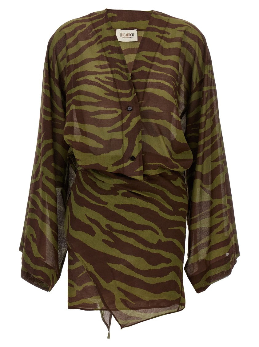 The Attico 'Estate Meravigliosa' Sarong Dress