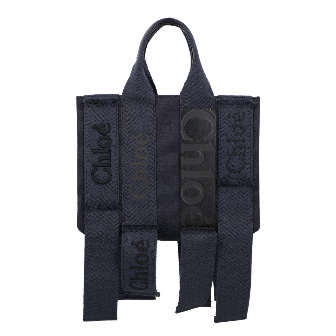 Chloé Small Woody Tote Bag Blue