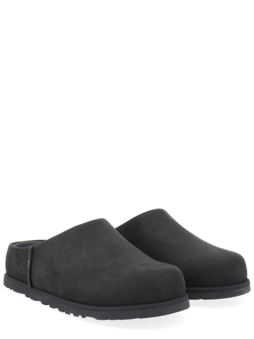 Ugg Slip-On Sabot Shoes With Rounded Toe And Matte Finish