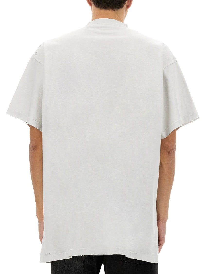 Balenciaga Relaxed Fit Cotton Oversize T-Shirt