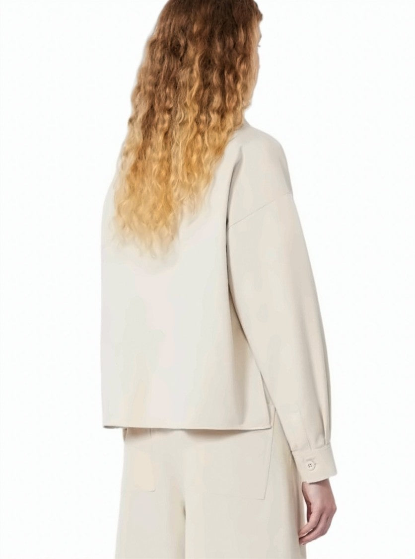 Weekend Wkdradente Cotton Drill Oversized Shirt