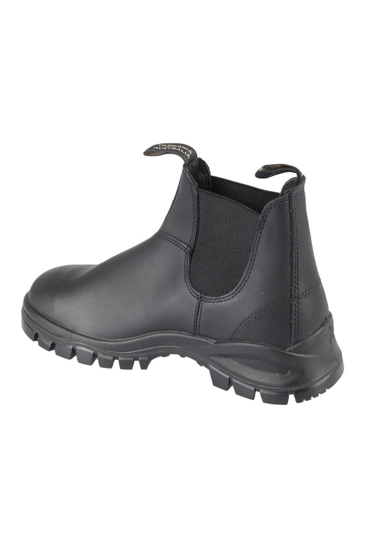 Blundstone Smooth Black Leather Ankle Boots