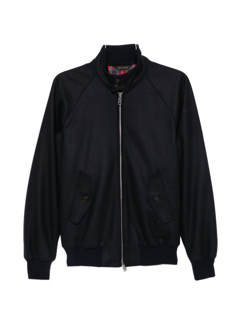 Baracuta Classic Bomber Jacket With Tartan Lining