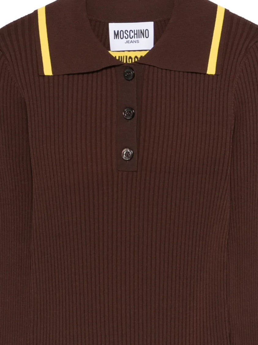 Moschino Classic Knit Sweater With Fitted Silhouette