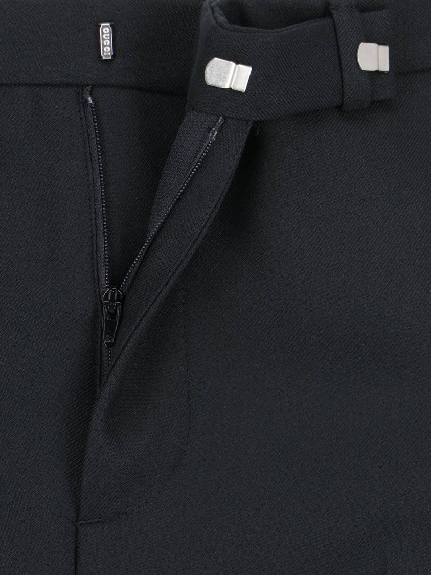 Gucci Straight Trousers – Black