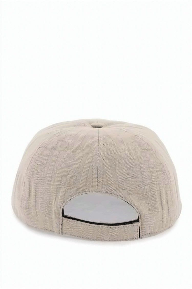 Fendi Textured Cotton Cap With Adjustable Strap
