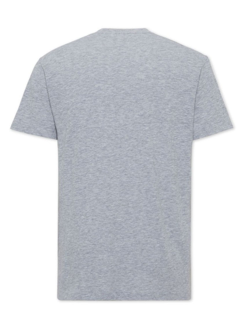 Dsquared2 Light Grey Mélange Logo Print T-Shirt