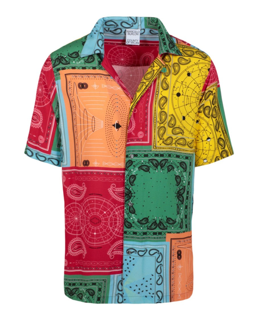 Marcelo Burlon Bandana Print Shirt