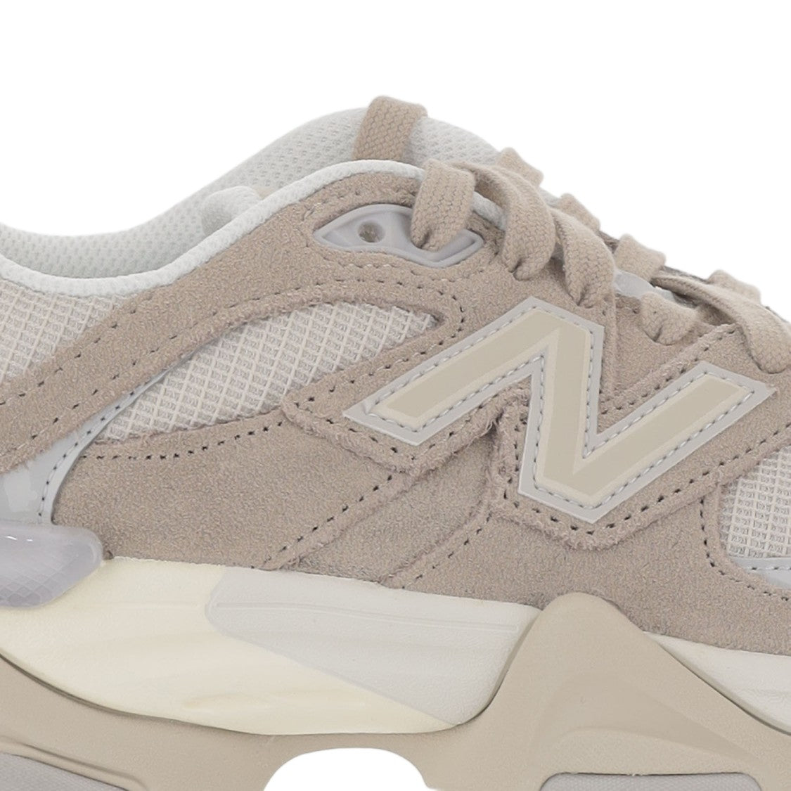 New Balance Dusty Pink 9060 Sculpted Suede Mesh Sneakers