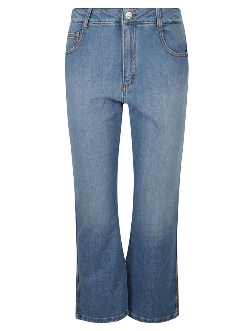 Ermanno Scervino Straight-Leg Jeans With Flared Hem