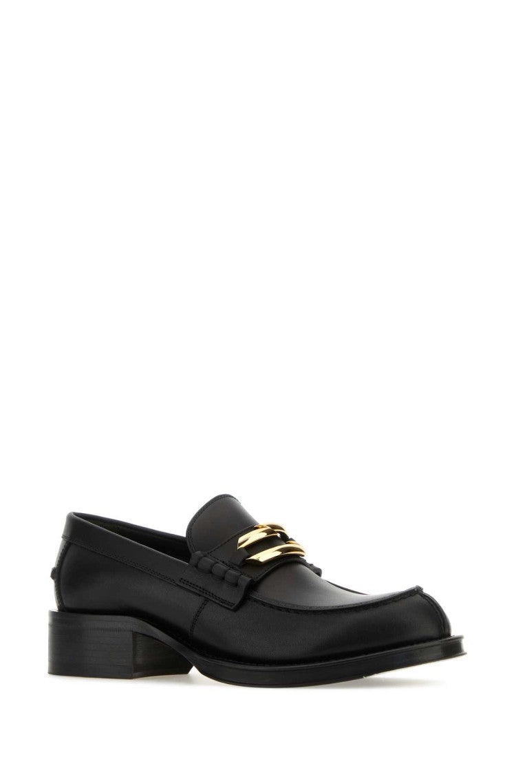 Lanvin Black Leather Medley Loafers