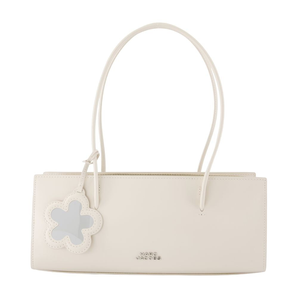 Marc Jacobs Rectangular Calfskin Satchel Shoulder Bag With Mirror Charm