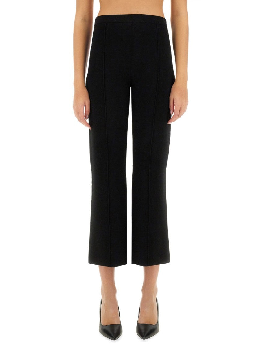 Theory Tailored Flare Pants With Fitted Waist