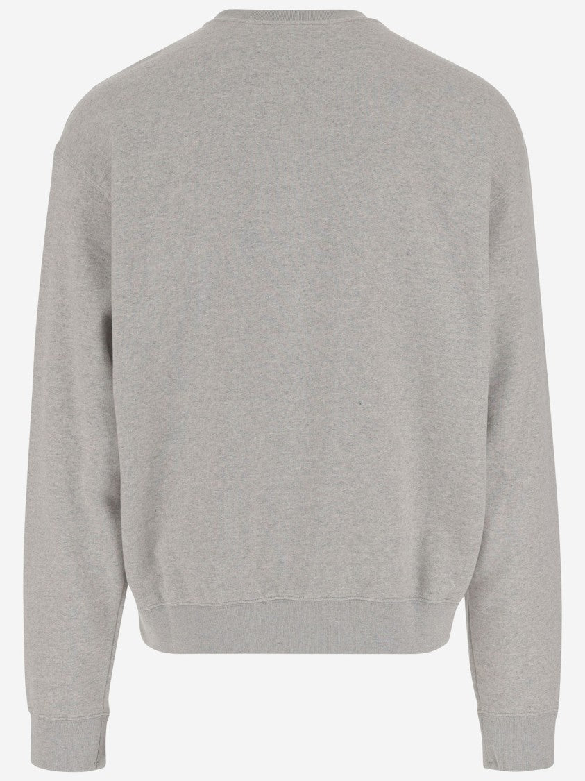 Jil Sander Crew Neck Cotton Sweatshirt