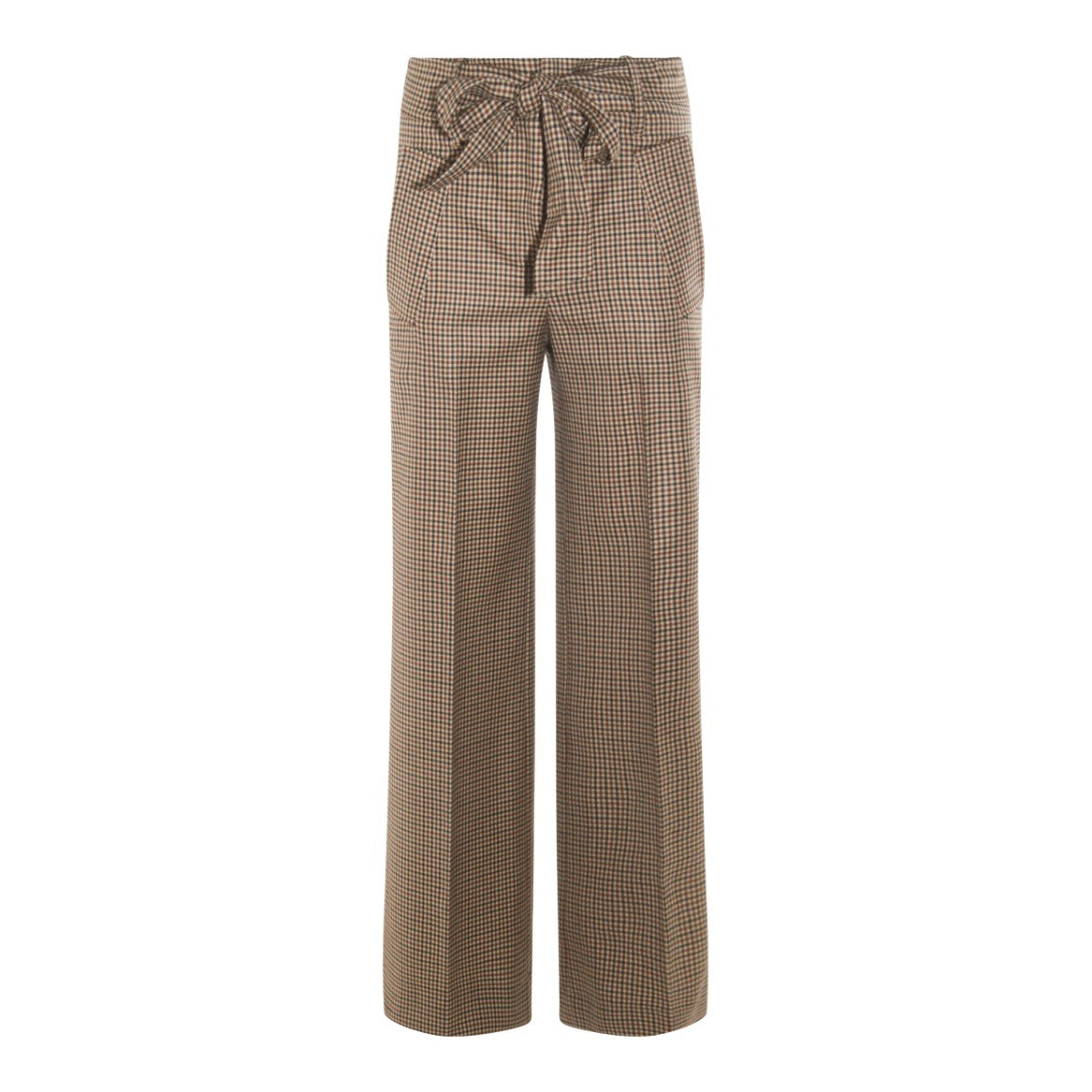 Incotex Brown Wool Pants