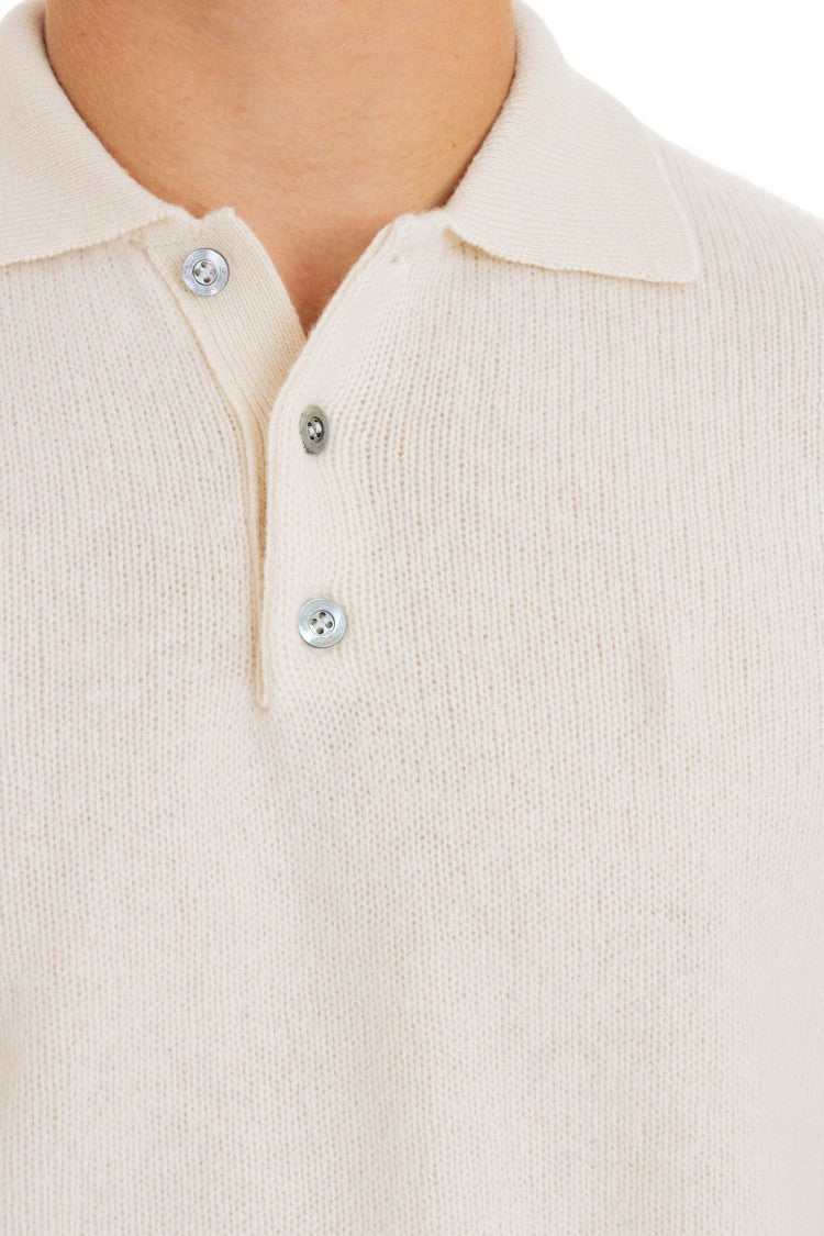 Drumohr Angora Wool Knit Polo