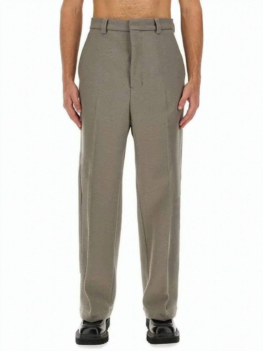 Ami Paris Tailored Suit Pants With Straight-Leg Silhouette