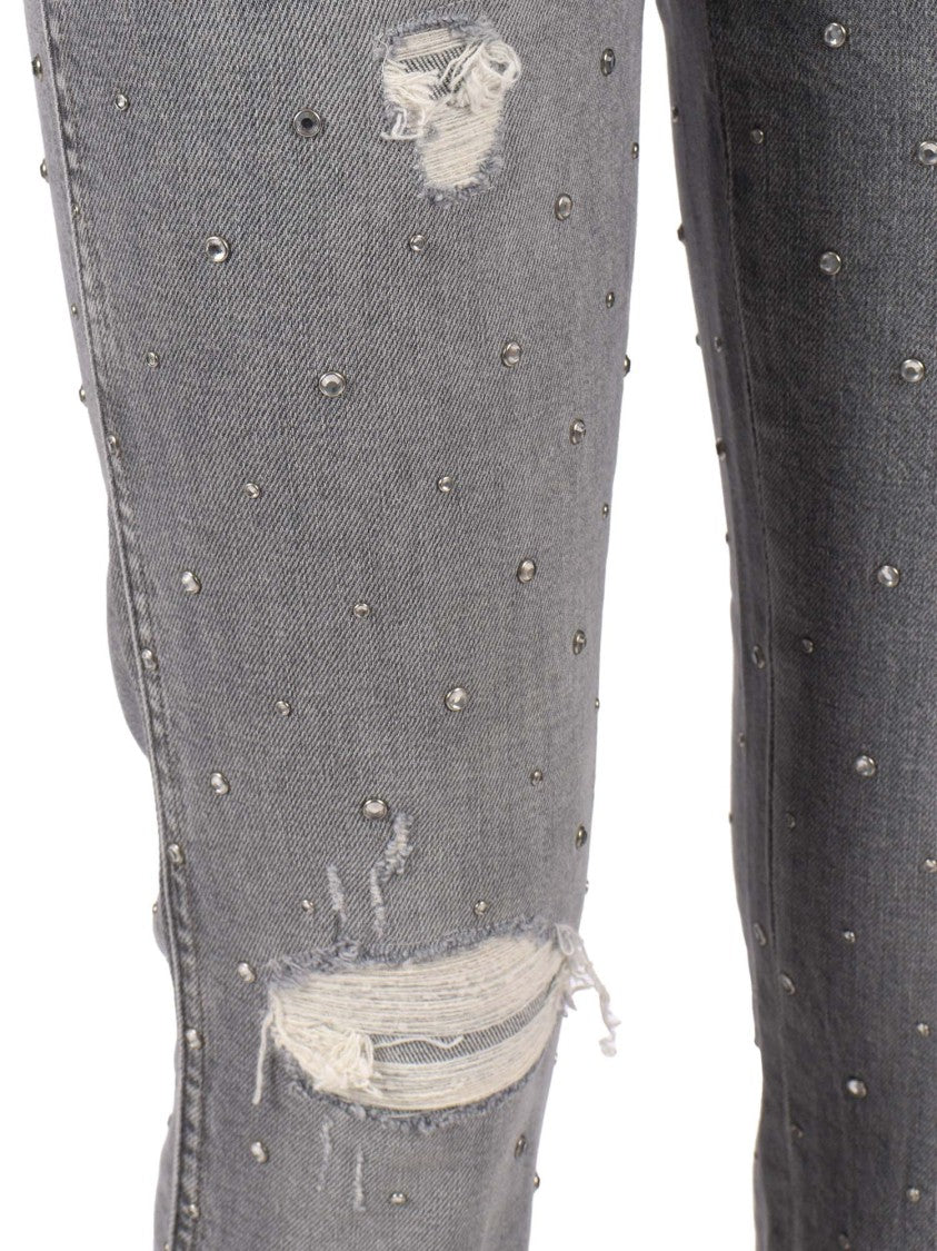 7 For All Mankind Vintage-Inspired Straight Leg Jeans With Mid-Rise Waist