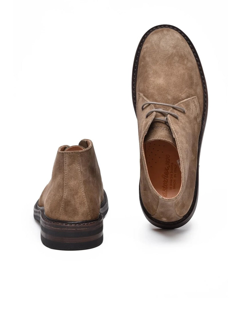 Astorflex Taupe Suede Clark Boots
