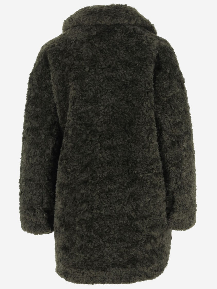 Jakke Dame Faux Fur Jacket