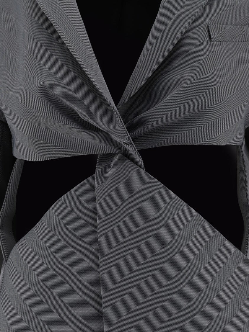 Coperni "Twisted Cut-Out" Tailored Jacket