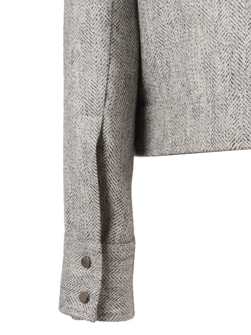 Antonelli Tailored White Jacket With Structured Fit And Minimalist Design