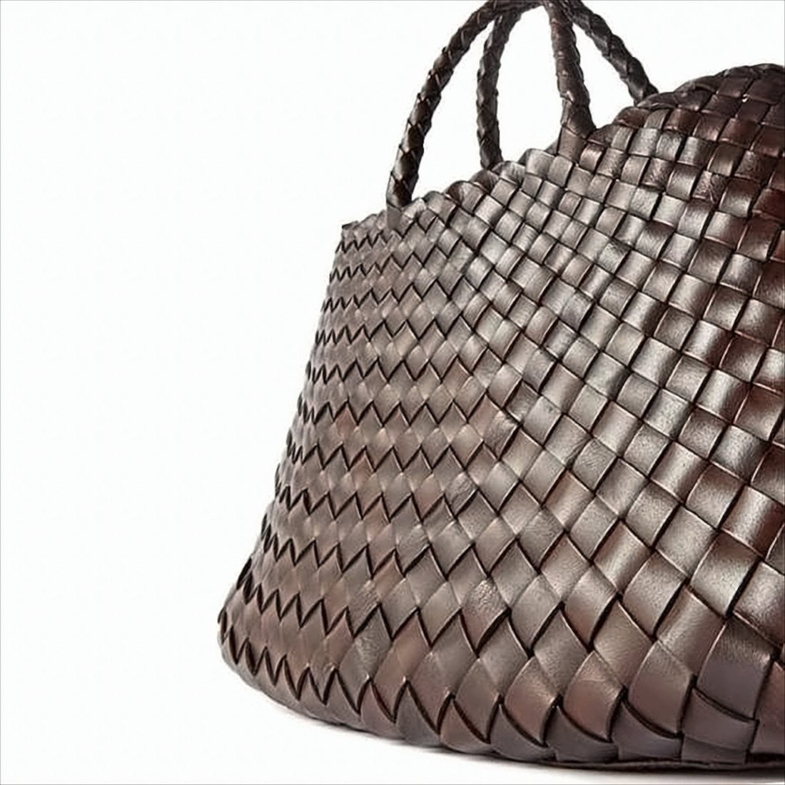 Dragon Diffusion Woven Buffalo Leather Tote Bag