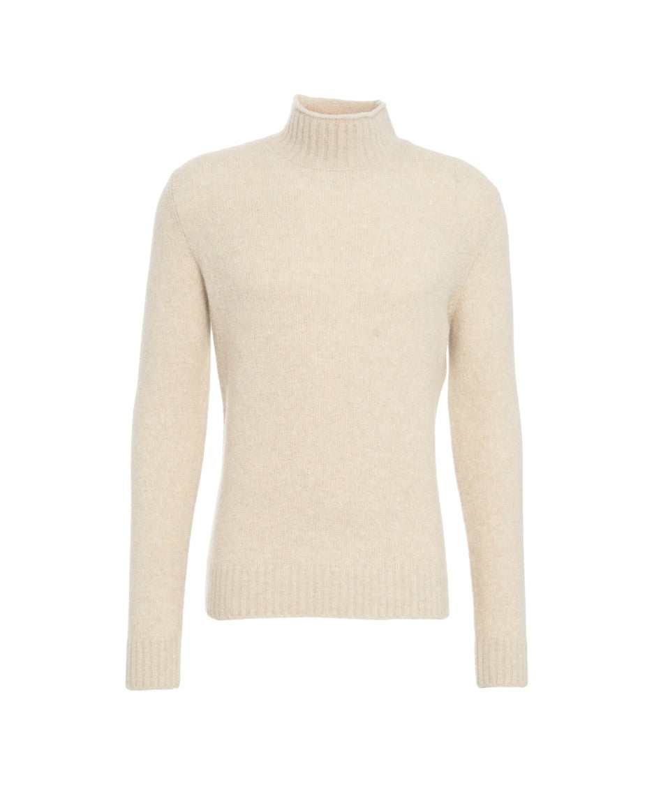 Kangra Wool Sweater With High Neck