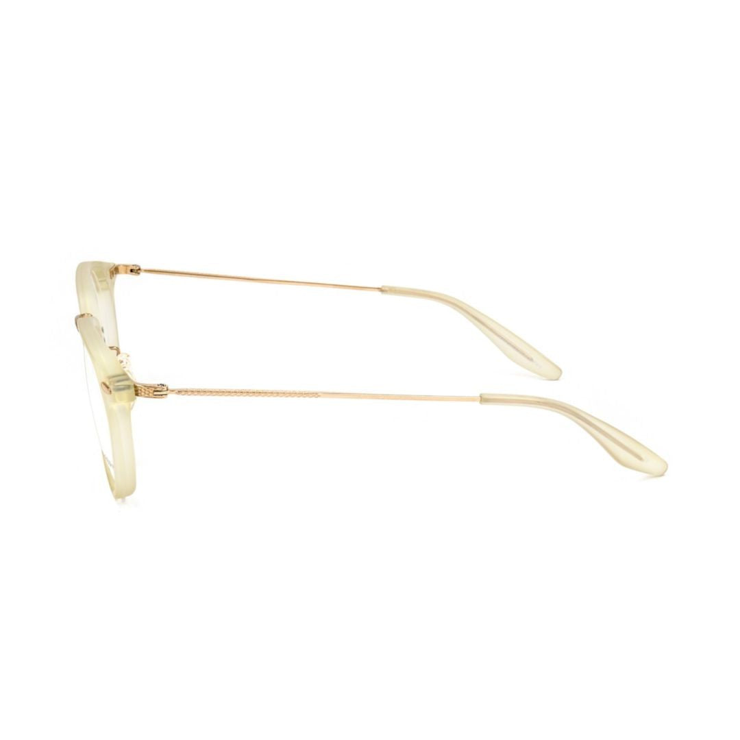 Barton Perreira Bp5012 481Jh Translucent Beige Eyeglasses With Gold-Toned Accents