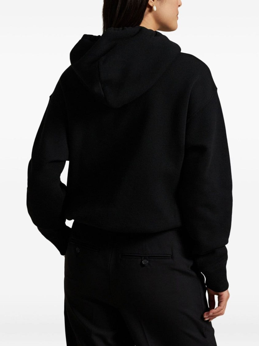 Polo Ralph Lauren Classic Black Hoodie With Timeless Silhouette