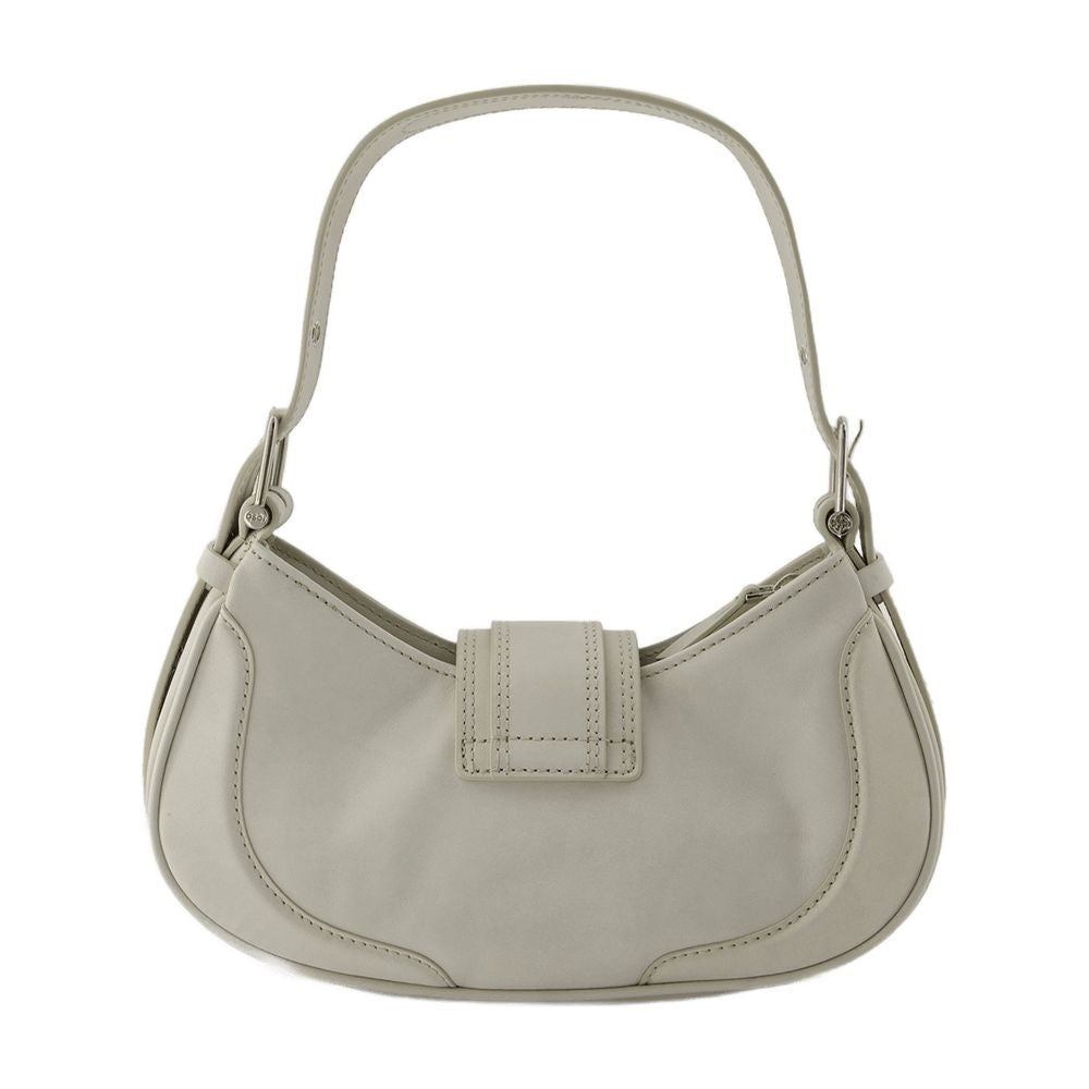 Osoi Hobo Brocle Shoulder Bag - Leather - Cream