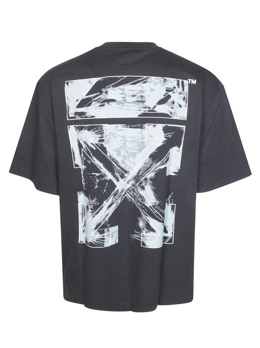 Off-White Black Off Text Boxy T-Shirt