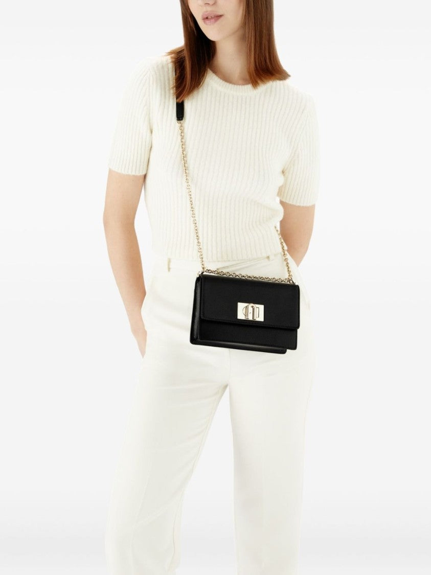 Furla Textured Rectangular Bag
