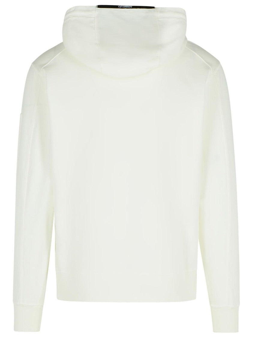C.P. Company White Cotton Sweatshirt