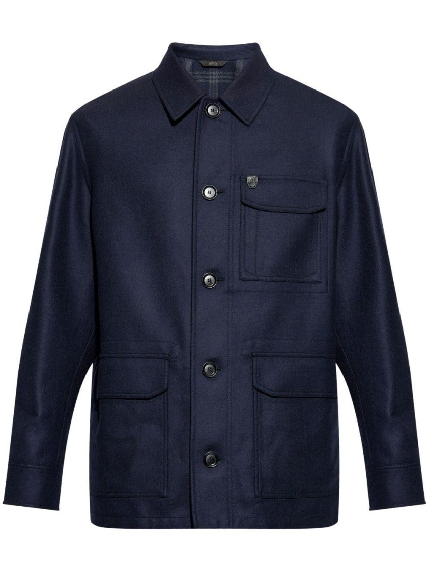 Brioni Buttoned Wool Jacket