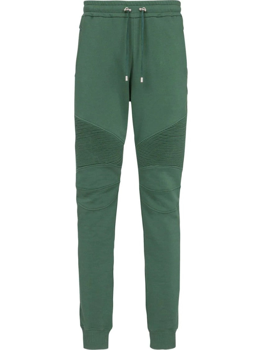 Balmain Ribbed Printed Sweatpants