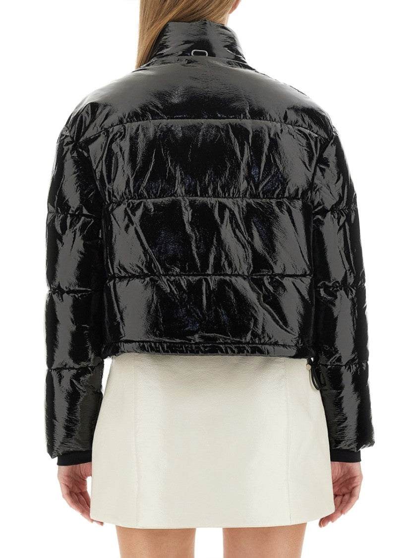 Courrèges Short Vinyl Down Jacket