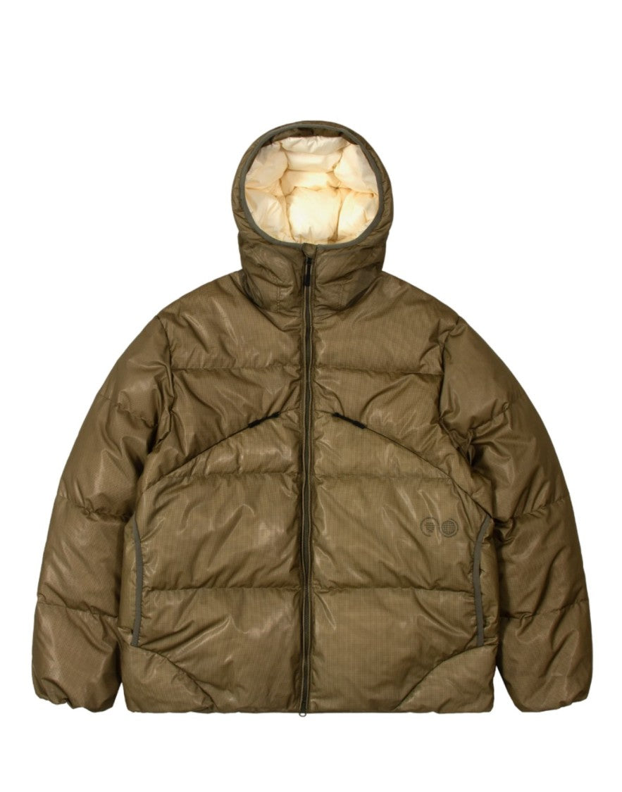 Purple Mountain Observatory Shield Puffer Jacket With Barnacle Mesh